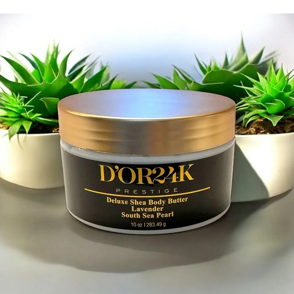 NEW-2PC Deluxe Salt Scrub & Body Butter Lavender South Sea Pearl